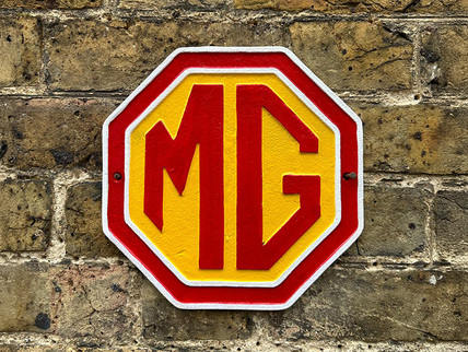 MG wall plaque